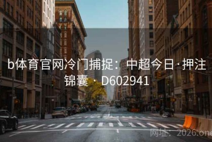 b体育官网冷门捕捉：中超今日·押注锦囊 · D602941