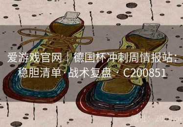 爱游戏官网｜德国杯冲刺周情报站：稳胆清单·战术复盘 · C200851
