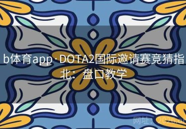 b体育app·DOTA2国际邀请赛竞猜指北：盘口教学