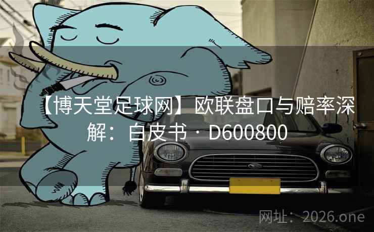 【博天堂足球网】欧联盘口与赔率深解：白皮书 · D600800