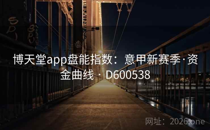 博天堂app盘能指数：意甲新赛季·资金曲线 · D600538