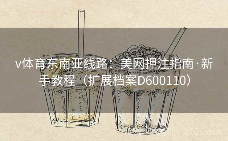 v体育东南亚线路：美网押注指南·新手教程（扩展档案D600110）